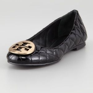 Tory Burch quinn ballet patent leather flat